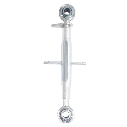 ALMULOO 3-Point Hitch Top Link Compatible with Category 1 Tractors Steel+White Zinc Galvanized