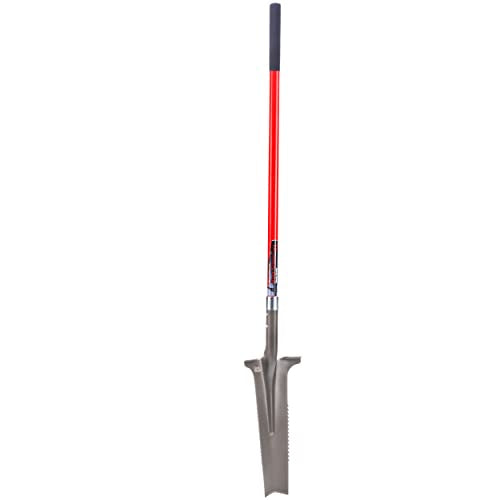 Root Slayer 22911 XL Drain Spade for Trenching & Landscaping, Red - style: Drain Spade XL
