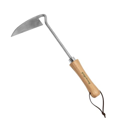 Sickle Hoe Crack Weeder, Stainless Steel Japanese Weeding Sickle