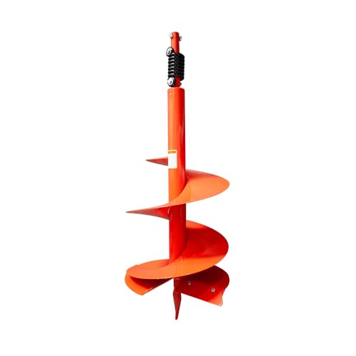 GardenTrax Earth Auger Spiral Drill Bit 14 Inch, Post Hole Digger with 7/8" Drive Shaft - size: 14"
