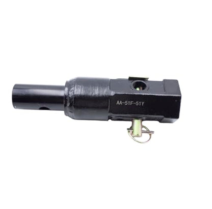 Auger Adapter 2 inch Female Hex to 2' Male Round Auger Bit Drive Convert
