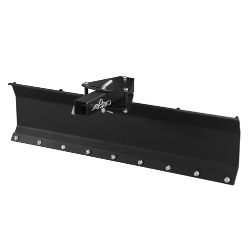 3 Point 42 Inch Rear Blade for Grading and Scraping, ATV/UTV Scrape Blade Implement, 2" Reciever Compatible Adjustable Angles, for Gravel, Landscaping, Snow and More