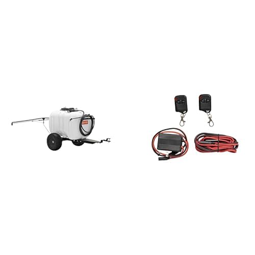 Bundle of Agri-Fab 45-0589, 45 Gallon Tow Behind Sprayer + Agri-Fab 12V Wireless Remote Control Kit
