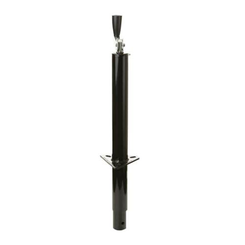 Husky Towing 30774 Trailer Tongue Jack Trailer Jacks, Black - style: Top wind