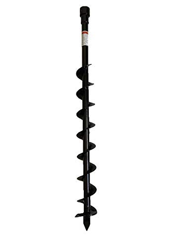 GardenTrax Earth Auger Spiral Drill Bit 3” x 36”, Post Hole Digger with 7/8" Drive Drill - size: 3"
