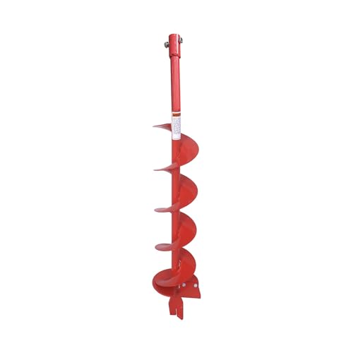 THUNDERBAY 6 Inch Diameter 36 Inch Long Earth Auger Bit with Fishtail Point for Decks, mailboxes, Fences, Tree Planting - color: w/o Patent Shock Spring, size: 6-Inch Diameter
