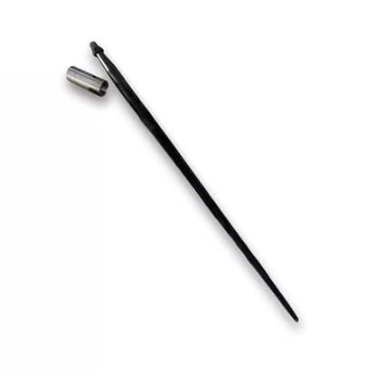Ag Rite 32 Inch Threaded Conus 2 Bale Spear with Sleeve, Black, M30 Thread - size: 32 Inch