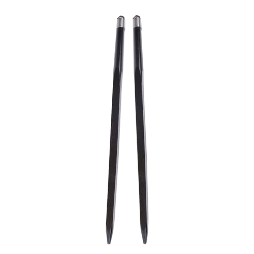 GXYWADY 2PC 49" Black Hay Spear 4500lb for Bobcat Skid Steer