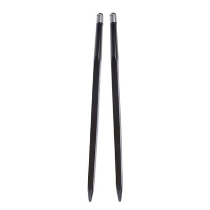 GXYWADY 2PC 49" Black Hay Spear 4500lb for Bobcat Skid Steer