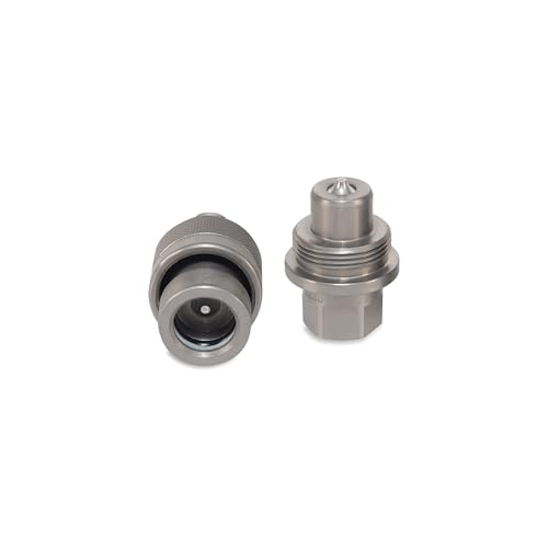 1/4" High-Pressure Hydraulic Quick Connect Coupler Set - 10,000 PSI - 1/4" NPT Thread - size: 1/4" Body