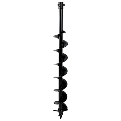 4" x 31" Earth Auger Bit for Post Holes, 3/4" Shaft Carbon Steel - size: 4" × 31"