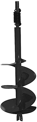 GardenTrax Earth Auger Spiral Drill Bit 12” x 36”, Post Hole Digger with 7/8" Drive Shaft - size: 12"