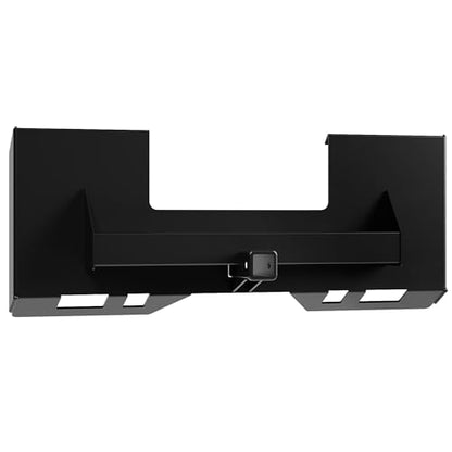 Takywep 1/4" Steel Skid Steer Mount Plate, 2" Hitch Quick Attach Adapter