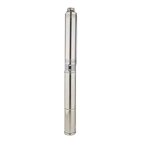 3 Inch Submersible Deep Well Pump - 0.75Hp, 110V/60Hz, 1" Outlet, 80mm Tube, Vertical, 223ft Head, 18.5GPM for Garden, Ponds, Livestock, Fountain, Agricultural - size: 110V/60Hz-3/4HP