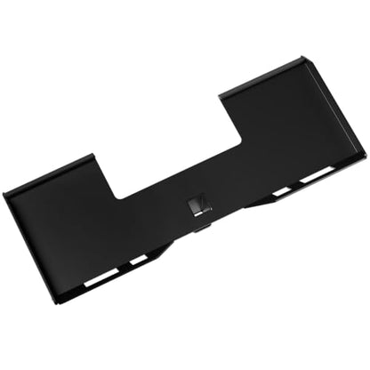 Garvee 1/4" Skid Steer Mount Plate w/ 2" Removable Trailer Hitch Receiver - color: Black