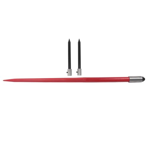 waltyotur 49" Hay Bale Spear 3000lbs Capacity w/2 Stabilizer