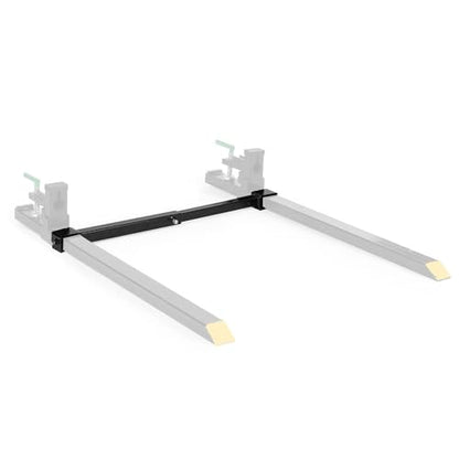 Titan Attachments Light-Duty Stabilizer Spreader Bar for 3" x 2" Clamp-On Forks, 19.5-36 Adjustable Width, Fork Stabilizer for Tractor Skid Steer Bucket Attachment