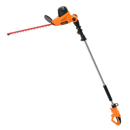GARCARE Electric Hedge Trimmer Corded with Extension Pole 18 Inch Blade - size: Pole Hedge Trimmer