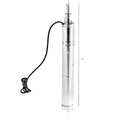 Stainless Steel Submersible Deep Well Solar Water Pump DC 24V 370W - color: DC 24v 370w