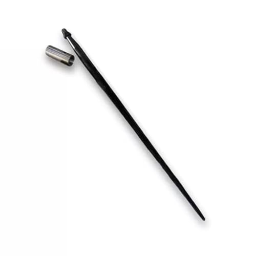 43 Inch Threaded Conus 2 Bale Spear - Black 3350 lb Capacity - size: 43