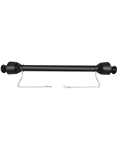 SCITOO Black 48"-80.5" PTO Shaft, 1-3/8" PTO Drive Shaft - color: Black, size: 48"-80.5"