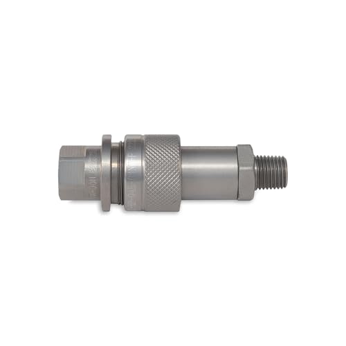 1/4" High-Pressure Hydraulic Quick Connect Coupler Set - 10,000 PSI - 1/4" NPT Thread - size: 1/4" Body