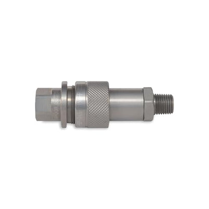 1/4" High-Pressure Hydraulic Quick Connect Coupler Set - 10,000 PSI - 1/4" NPT Thread - size: 1/4" Body