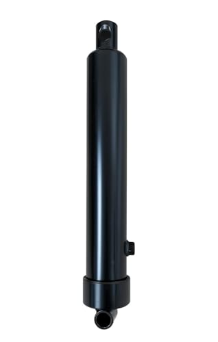 Hydraulic Telescopic Cylinder 2 Stages, 27.6 Inch Stroke, 13200 Lbs Capacity
