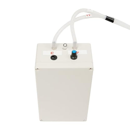 Electric Cow Milking Machine, 10L Pulsation Vacuum Pump Milker Portable Milking Machine Adjustable Pressure with Milk Bucket Brush and Milk Tube Brush for Cows Goats and is Appropriate (14L) - style: 14L