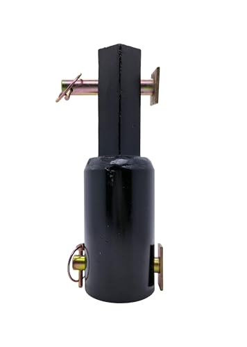 Auger Adapter, 2 in F Round to 2 in M Hex - size: 2 in F Round to 2 in M Hex