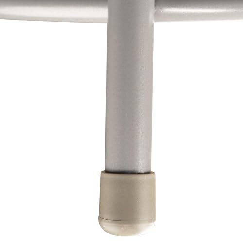 National Public Seating 24" High Heavy Duty Steel Stool, Grey - color: Grey, size: 24"