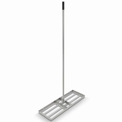 Takywep Heavy Duty Lawn Leveling Rake with Drag Harrow, 48-72" Adjustable Width, 4FT Reinforced Chain, Tow-Behind Grader for ATV UTV Tractor Mower, Perfect for Gravel, Soil, Yard and Lawn Landscaping - size: 36 in, Manual