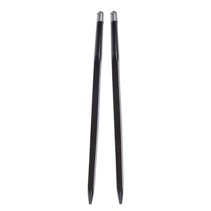 waltyotur 2PC 49" Black Hay Spear 4500lb for Bobcat Skid Steer