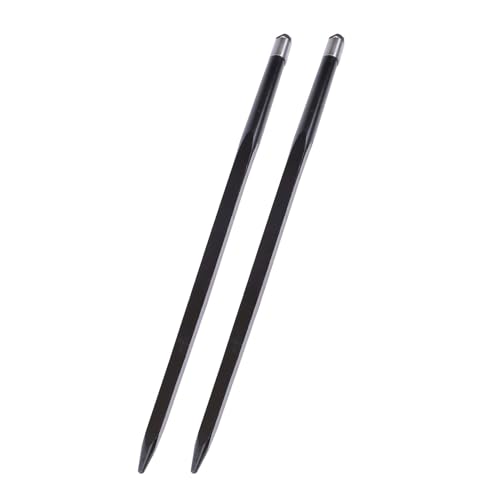 GXYWADY 2PC 49" Black Hay Spear 4500lb for Bobcat Skid Steer