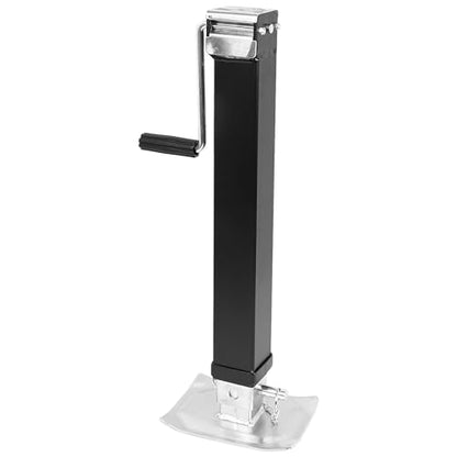 Weld-On Square Trailer Jack, 7000 lbs Capacity, 15" + 13" Drop Leg - size: 13-28 in 7000 lbs Side-Wind