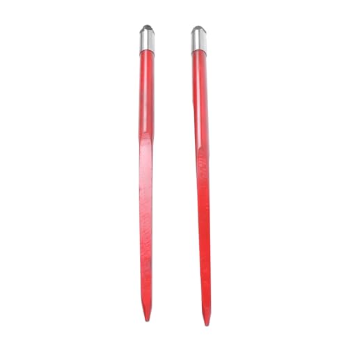 2pcs Hay Bale Spear 43" 3000 lbs Capacity Spike Fork