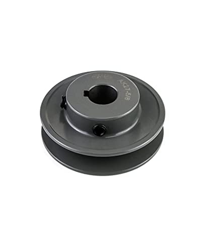 QWORK Single Groove Web Sheaves, 2.70" OD 5/8" Bore V-Belt Sheave for V-Belt, AK2758