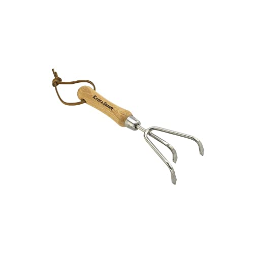 Kent and Stowe Stainless Steel Hand 3 Prong Cultivator FSC-100percent