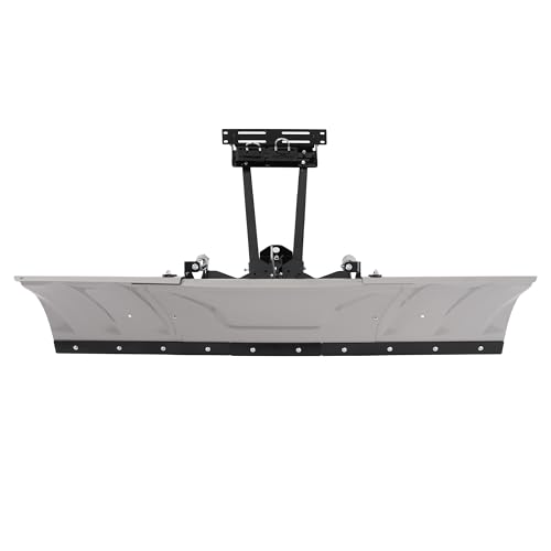 ALMULOO Steel Snow Plow Blade for ATV with Adjustable 48"–60" Width