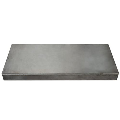 Kojem 1/8" Skid Steer Mount Plate Compatible with Early Single Pin Mustang Tractor Steel Mounting Quick Tach Attachment Loader Plate