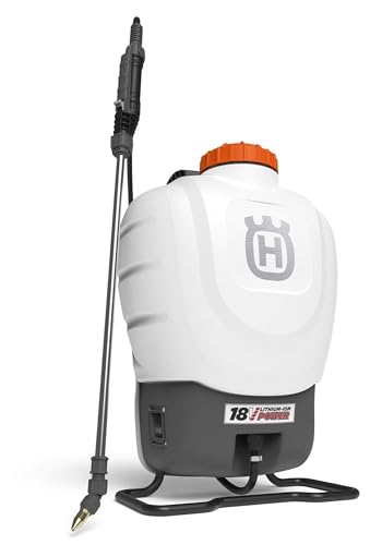 Husqvarna 4-Gallon Garden Sprayer Battery Powered Backpack Sprayer - size: 4 gallon