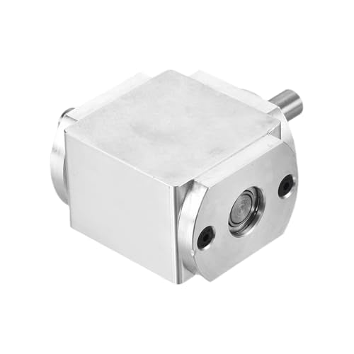 uxcell Gear Box 90 Degree Right Angle Bevel Gearbox 1:1 Left Single Output Shaft 1 Module 20 Teeth Bevel Gear Aluminum Frame Simple Mechanical DIY Module 8mm Shaft,66x66x30mm(LxWxH) - size: 8mm Shaft, style: Single Output -L