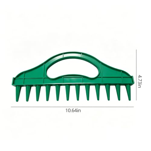 2-Pack Handheld Seed Planter, Garden Dibber Tool for Precise Spacing in Rows and Seed Trays, Durable Planting Punch for Vegetables Flowers Herbs