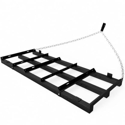Drag Harrow Driveway Grader 4 FT with 4 FT Chain - size: 4 FT