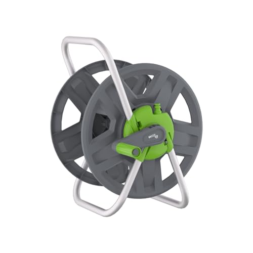 Water Hose Reel,Holds 60-80 Ft of 5/8" Hose - color: Green