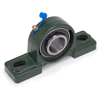 XIKE 2 Pcs UCP205 Bore 25 mm Pillow Block Mounted Ball Bearings. - size: UCP205 Bore 1"