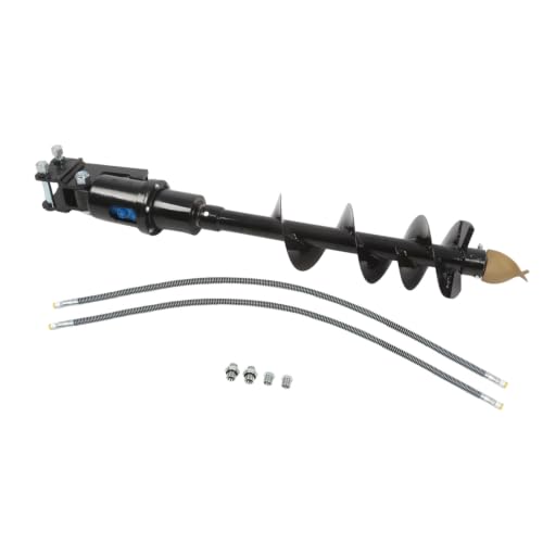 200mm Hydraulic Auger Compatible with 1-1.5 Ton Mini Excavator
