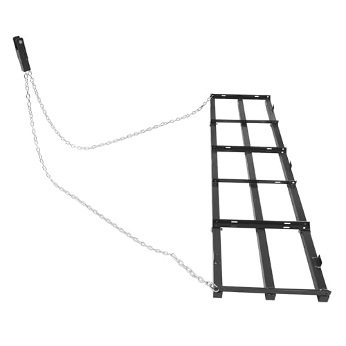 6FT Drag Harrow Driveway Grader Tow Behind Drag Lawn Leveling Rake