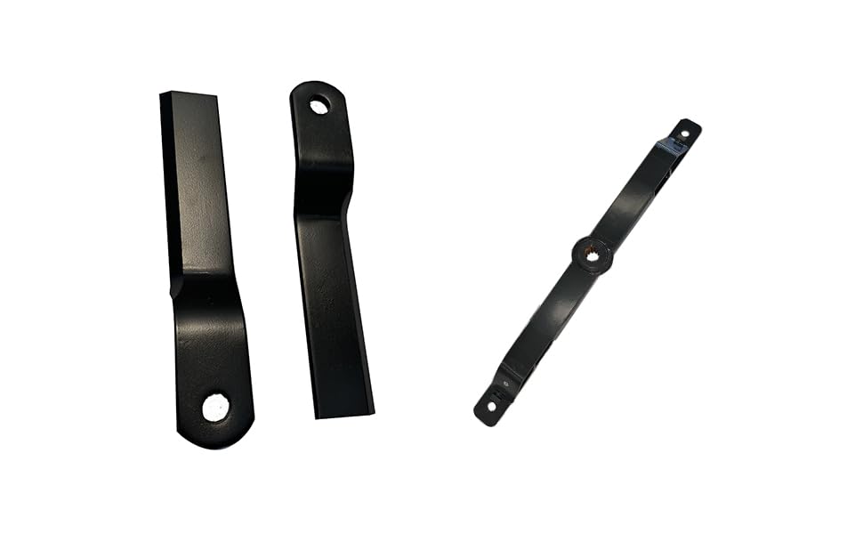 2pcs Lawn Mower Blades Cutting 1pc Blade Carrier for 72" Skid Steer Brush Cutter Brush Hog BC-13-72W
