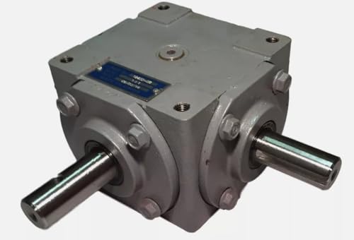 SpinCo 40 HP Right Angle Bevel Gearbox w/Crosshole & Keyed Shaft CW/CCW 1:1